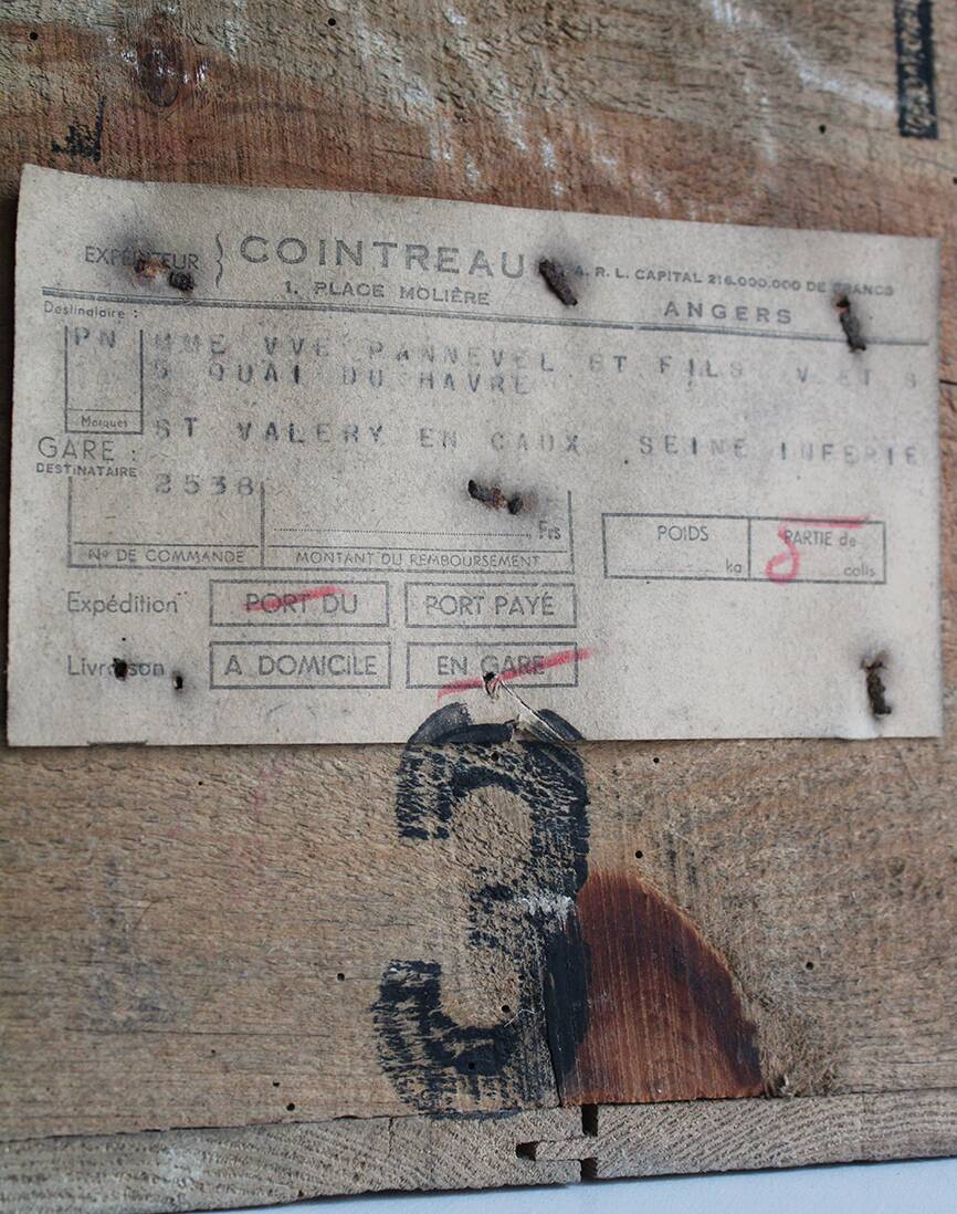 Cointreau wooden box