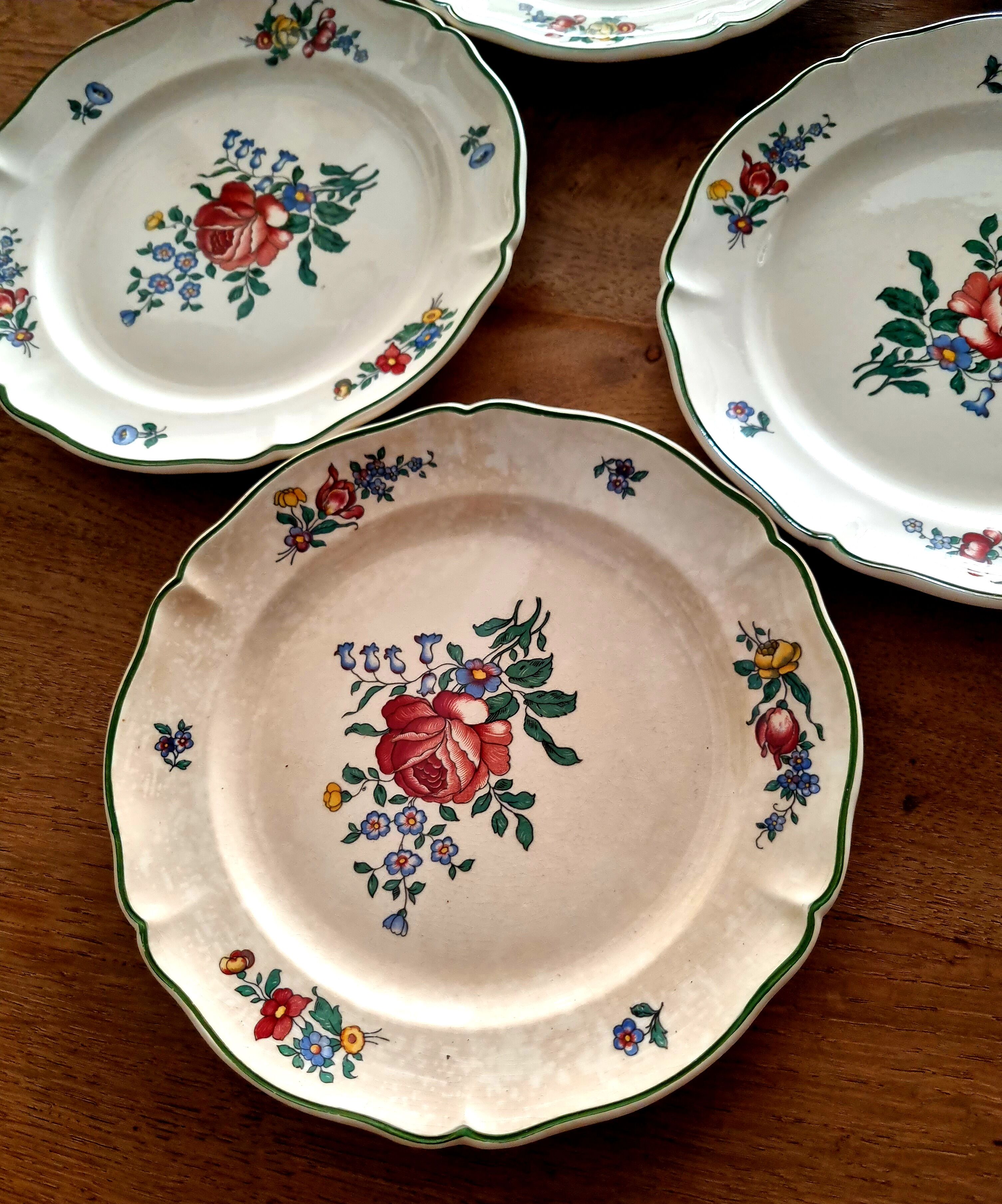 Set de 5 assiettes à dessert Villeroy et Boch 1562