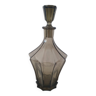 Smoked glass carafe