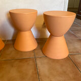 4 tabourets prince aha de Philippe Starck pour kartell, 1996