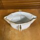 Double sauce boat antique pillivuyt fat lean porcelain white