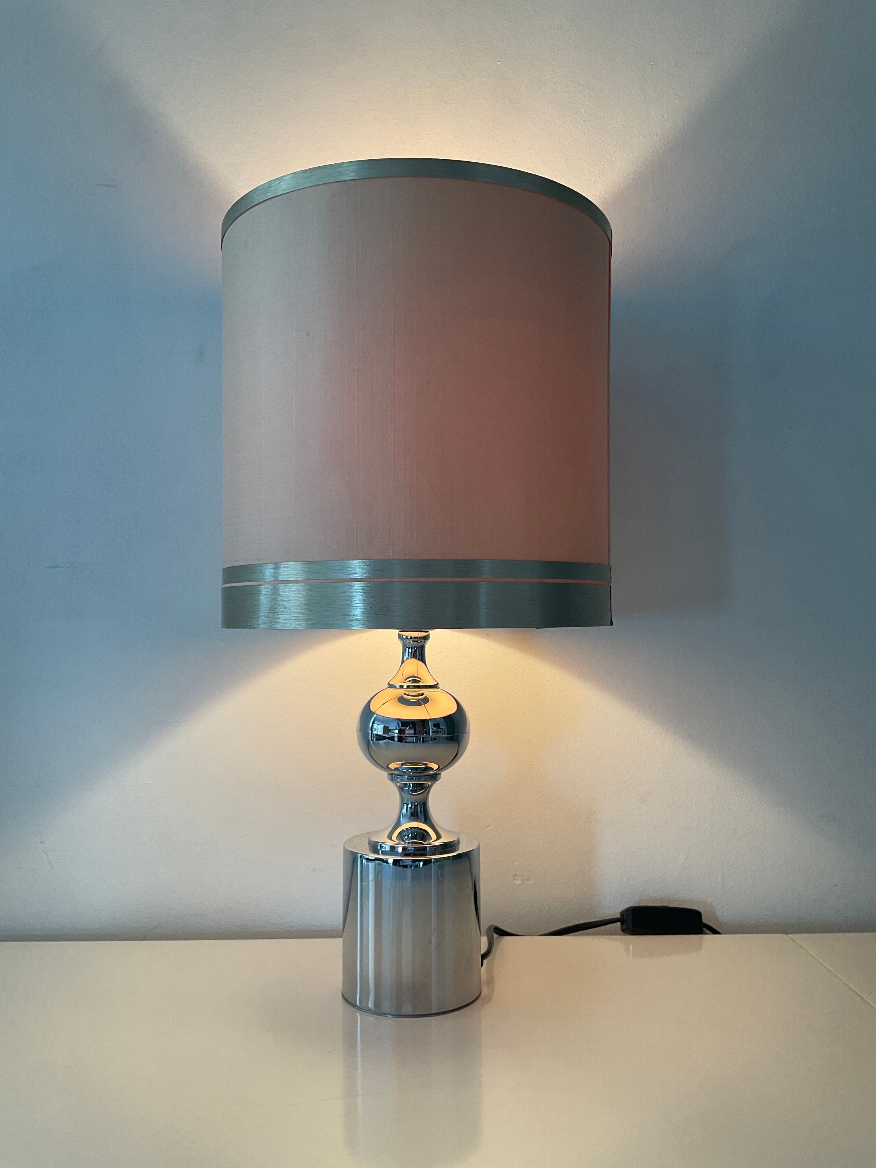 Vintage lamp in chrome metal 70s