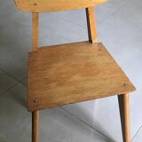 Vintage wooden chair for children from the 1960s:1970s
