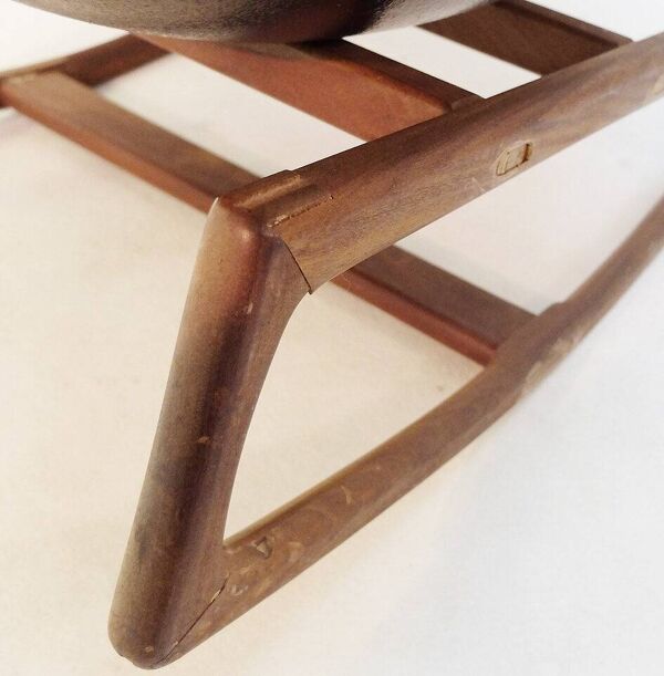 Fauteuil à bascule Gemini par Walter S. Chenery pour Lurashell, années 1960