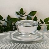 Flat and its arcoroc glass bell