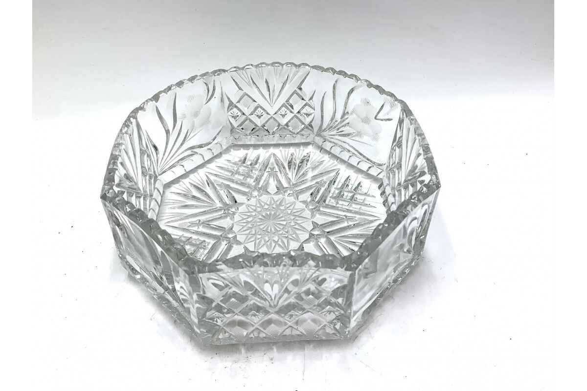 Crystal Bowl, Poland, 1960s