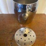 Vintage Alessi Champagne Bucket, Model 872, Polished Stainless Steel, Made in Italy