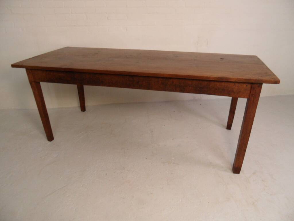 Antique oak French dining table