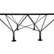 Vintage Coffee Table With Smoked Glass 80's Design