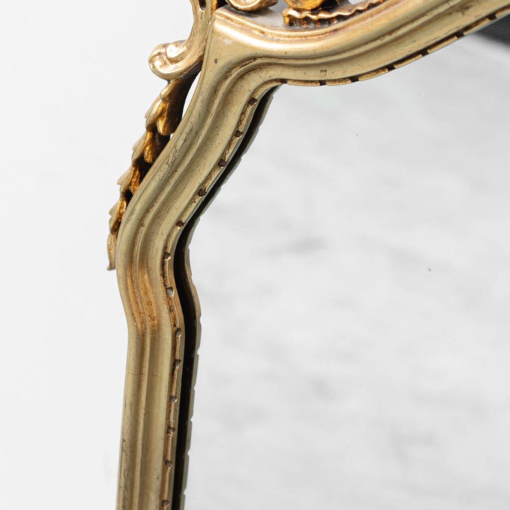 Vintage carved wood and gold leaf mirror – Louis XV style 120x5x135