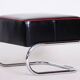 Bauhaus Stool in Leather and Chrome-Plated Steel from R. Slezák, Czech, 1930s