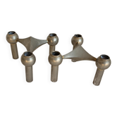 Pair of modular vintage candlesticks – attributed to Nagel S22