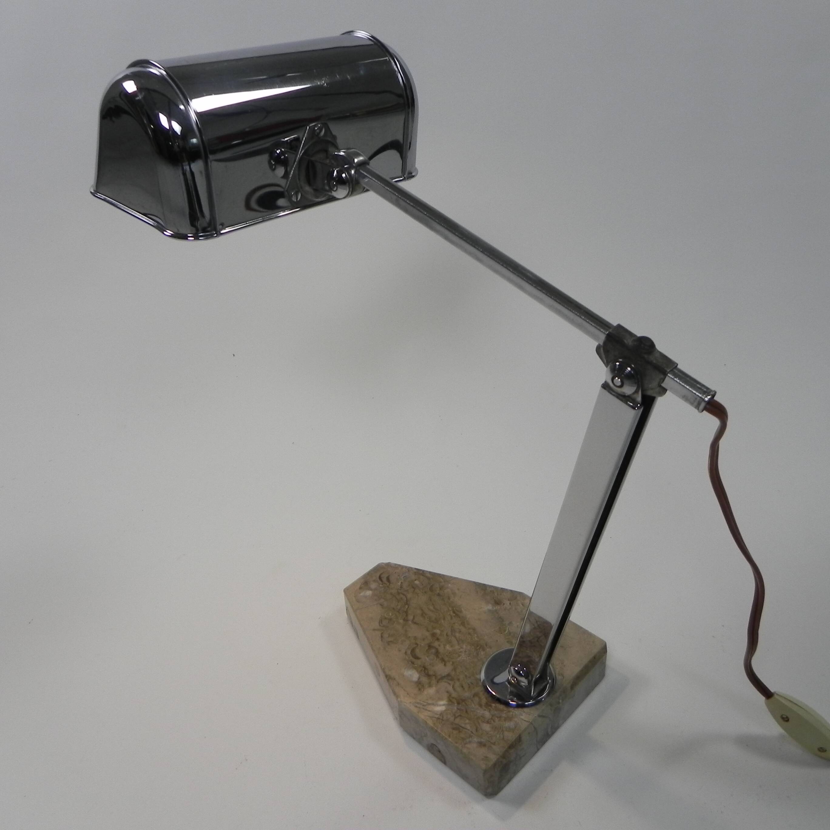Lampe de bureau française, Fare Lampe Pirouette, années 1930