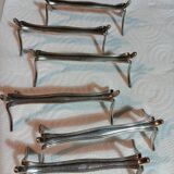 6 silver knife holders
