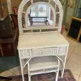 Rattan dressing table
