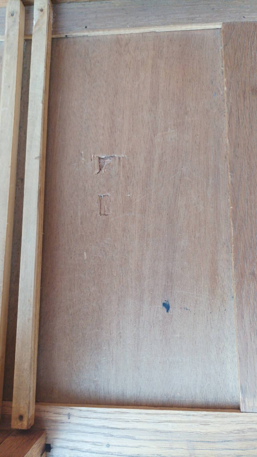 Vintage oak wardrobe