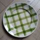 3 mismatched vintage dinner plates