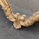 Baroque gold leaf mirror in Louis XV style 62x38cm