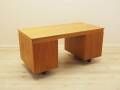 Executive desk with nine drawers and pull-out surface, teak veneer, Nipu, Denmark, 1970s