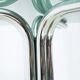 Dining table with double tubular chrome base, 1970s