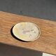 Oval petrified wood dish or bowl with grey edges D28x24 -3779