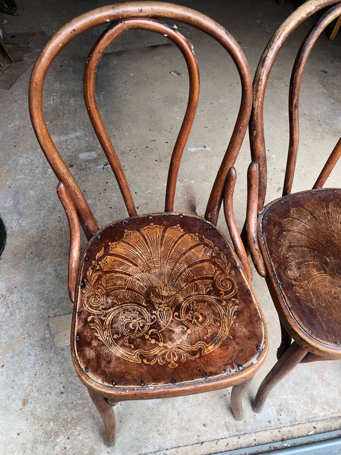 1910s cafe bistro chairs