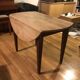 Vintage folding table in solid oak