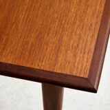 Restored teak dining table