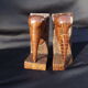 Bookend in rosewood "Art Deco".