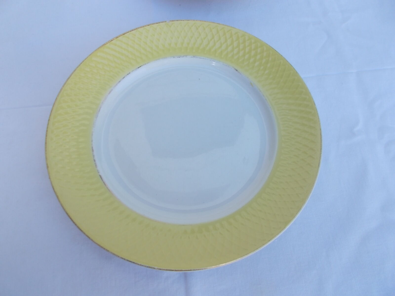 7 vintage flat plates Orches moulin de loups