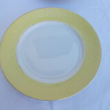7 assiettes plates vintage Orches moulin de loups