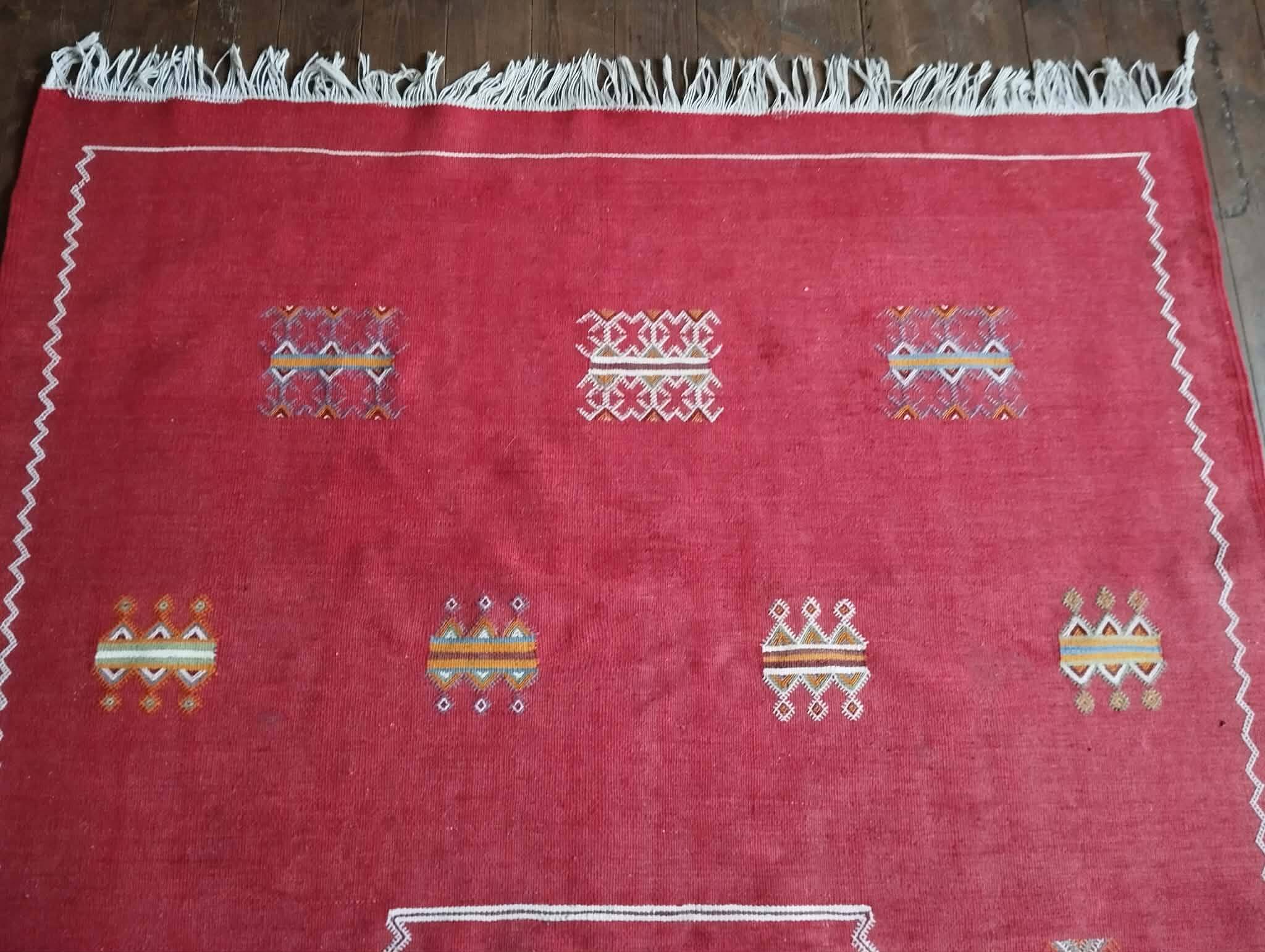 Handmade Berber rug 254x157cm