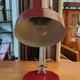 Vintage articulated table lamp red metal