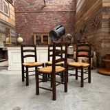 Set of 4 country chairs