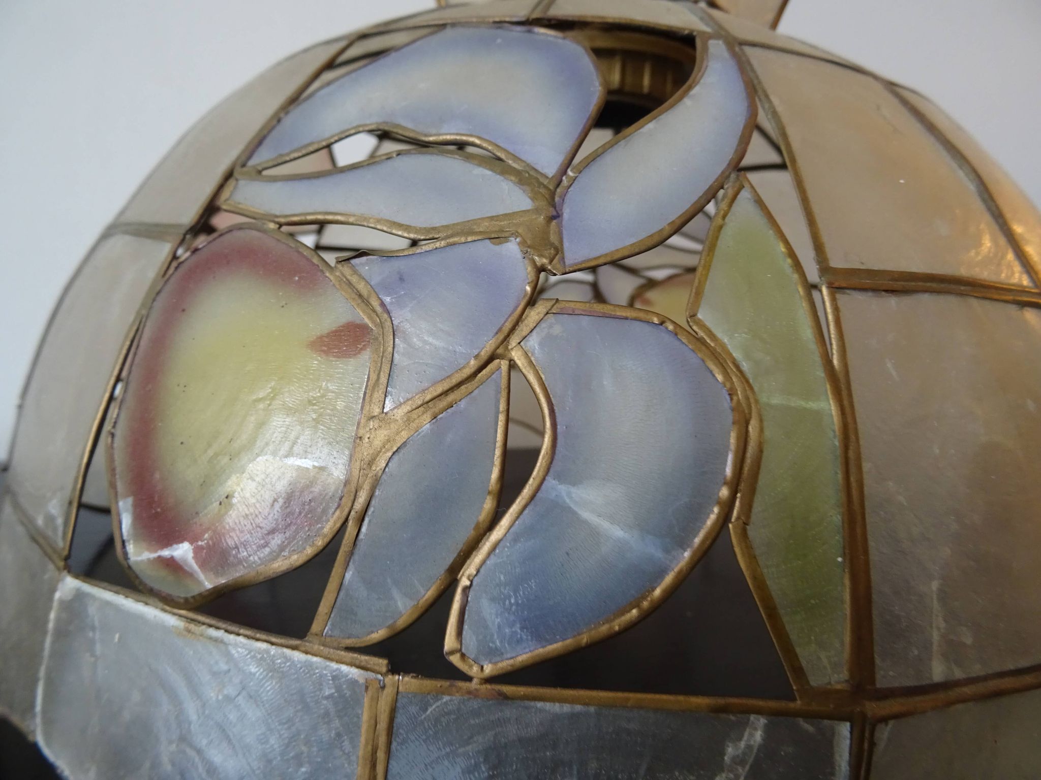 Vintage mother-of-pearl pendant lamp 70