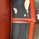 Cognac CAB Cassina 2-seater leather sofa