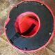 Jaymar Sculptural Post Modern Armchair with Red Spiral Ribbon, 1980s