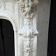 Louis XV style Carrara marble fireplace circa 1880
