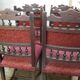 Series of 6 reupholstered Renaissance style chairs
