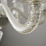 Venini ceiling lamp in Murano glass, 1950