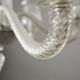 Venini ceiling lamp in Murano glass, 1950