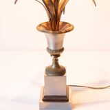 Large "Roseaux" table lamp by Maison Charles
