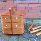 Table de nuit Vintage 1970 Teck