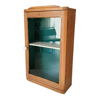 Vintage medicine cabinet in walnut 40/50s
