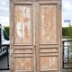 Closet façade with double doors in solid fir twentieth century