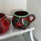 Vintage Italy handmade glazed ceramic cups