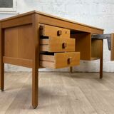 Vintage scandinavian oak office, 60s