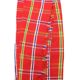 Vintage checkered blanket from Morocco - 179 x 214 cm