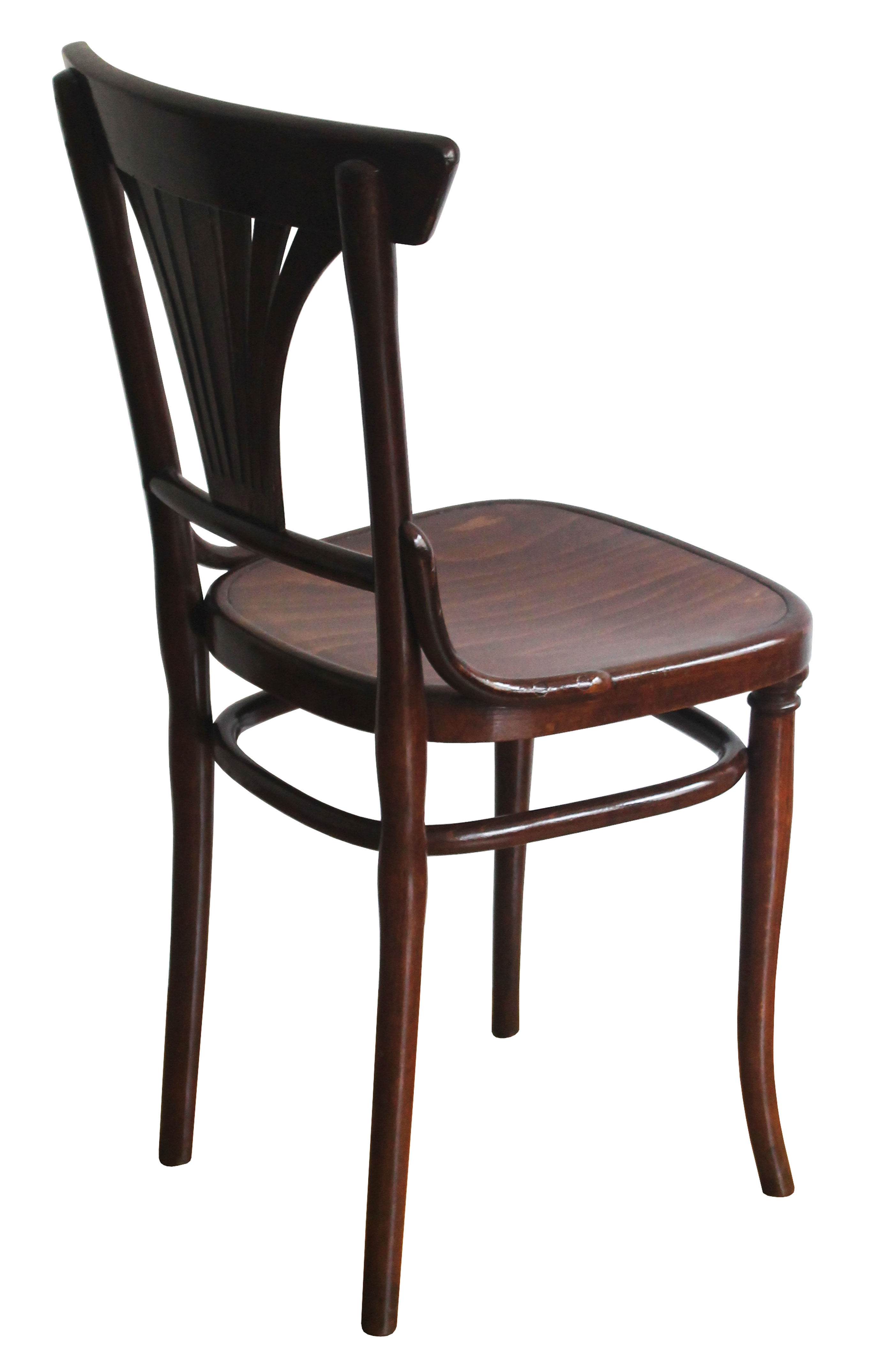 Pair of 1910's dining chairs model no.221 by Gebrüder Thonet