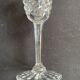 6 anciens verres à vin en cristal taillé